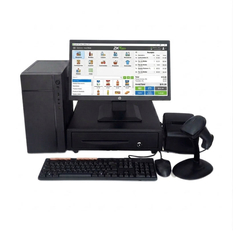 Punto de Venta Core I3 12100 | Monitor LED | Impresora | Lector | Gaveta de dinero – COMBO 3