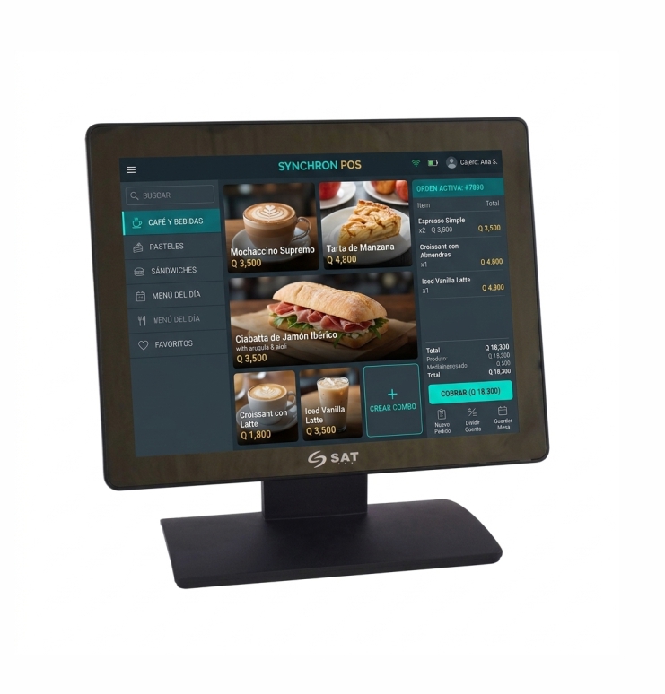 Monitor Industrial SAT Touch 15” 1054FPH